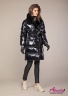 Женская зимняя куртка с мехом енота  NAUMI 736 Q Black - Черный