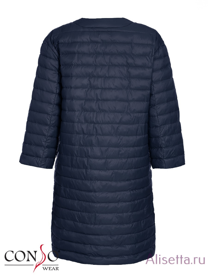 Пальто женское CONSO SS170131 - navy - тёмно-синий