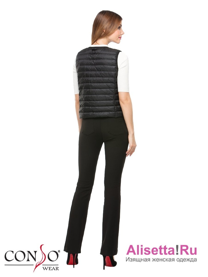 Куртка женская Conso SS180125 - pied-de-poule – черно-белый