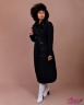 Женское прямое пальто марки Джейн Сарта модель 090 черный