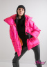 Женская теплая пуховая куртка на молнии NAUMI 1160 Neon-pink - ярко-розовый