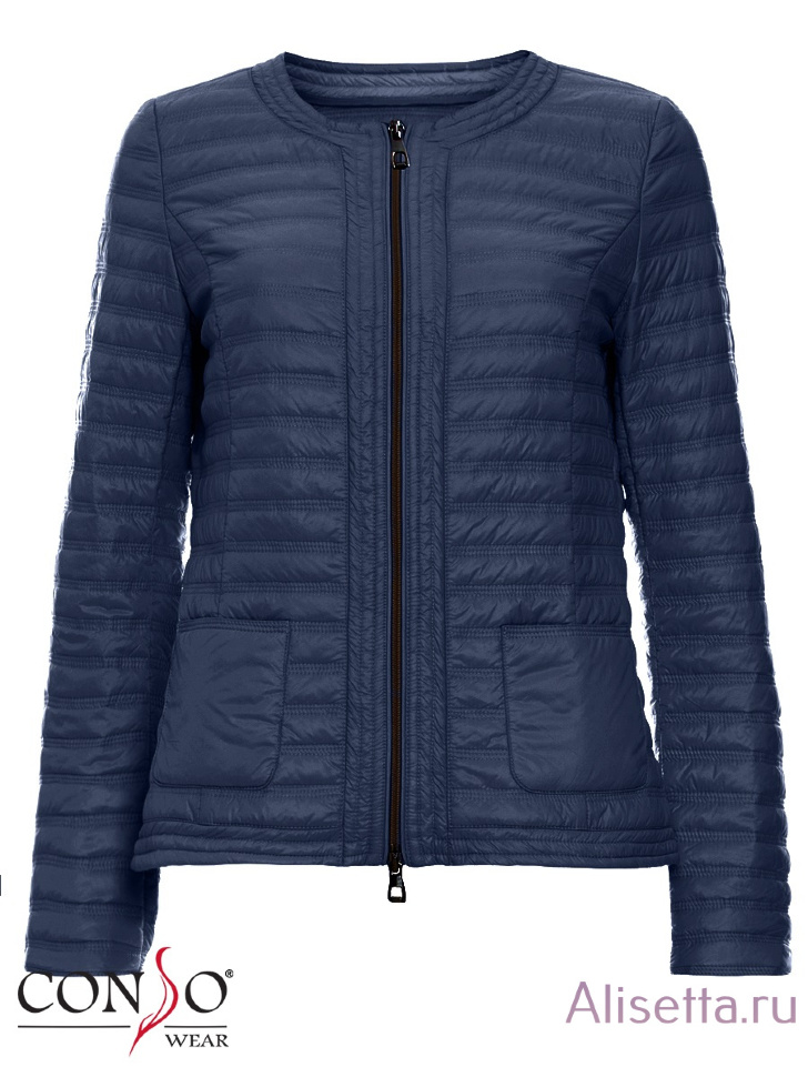 Куртка женская CONSO SS170105 - navy - тёмно-синий