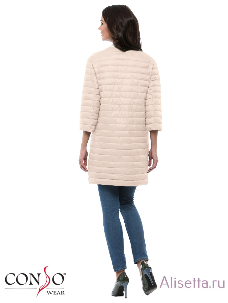 Пальто женское CONSO SS170131 - ice cream - кремовый
