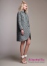 Купите ​двубортное пуховое пальто NAUMI 042NS180006 KHAKI - хаки ассиметричного свободного кроя, с отложным воротником, вшивными боковыми карманами. Фото 1