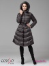 Приталенное пальто Conso WL 180508 - charcoal – антрацит​ с юбкой A-силуэта длиной ниже колен. Фото 2