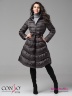Приталенное пальто Conso WL 180508 - charcoal – антрацит​ с юбкой A-силуэта длиной ниже колен. Фото 1