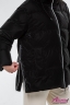 Куртка Москва ALBANA 102 BLACK - Черный с боковыми молниями