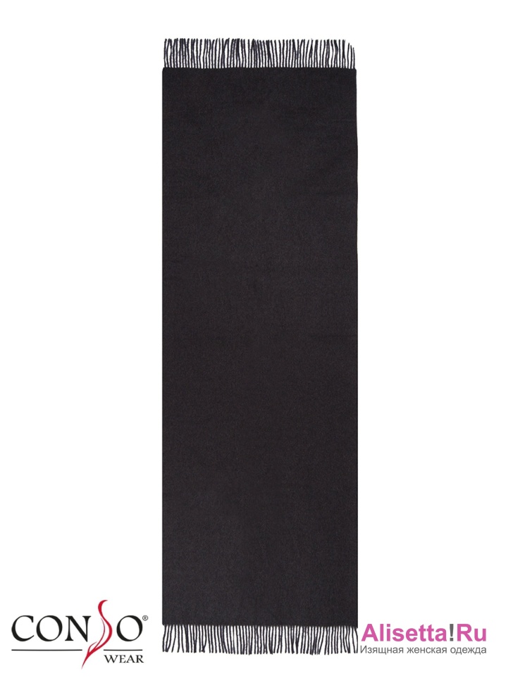 Шарф женский Conso KS180304 - dark grey – темно-серый