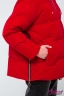 Куртка  на молнии с натуральным пухом  Албана 102 RED - Красный