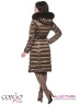 Классическое пальто Conso WLF170537 - mocco – кофейный​ приталенного силуэта длиной чуть ниже колен. Изделие дополнено отстегивающимся капюшоном с регулировкой. Фото 4