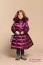 Элегантное и одновременно милое детское пальто PRINCESS NAUMI PN 17 209 02 ANEMONE - малиновый​ подарит много тепла вашему малышу. Фото 1