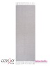 Уютный меланжевый палантин Conso KS180304 - light grey – светло-серый на основе шерсти и акрила прекрасно удерживает тепло и не раздражает кожу. Фото 4