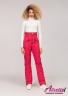 Женские брюки с завышенной талией Miss NAUMI 140 H Red – Красный купить в официальном интернет-магазине Alisetta.ru