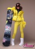 Женская пуховая куртка приталенного силуэта длиной до бедер NAUMI 818 X Lyme купить в официальном интернет-магазине Alisetta.ru