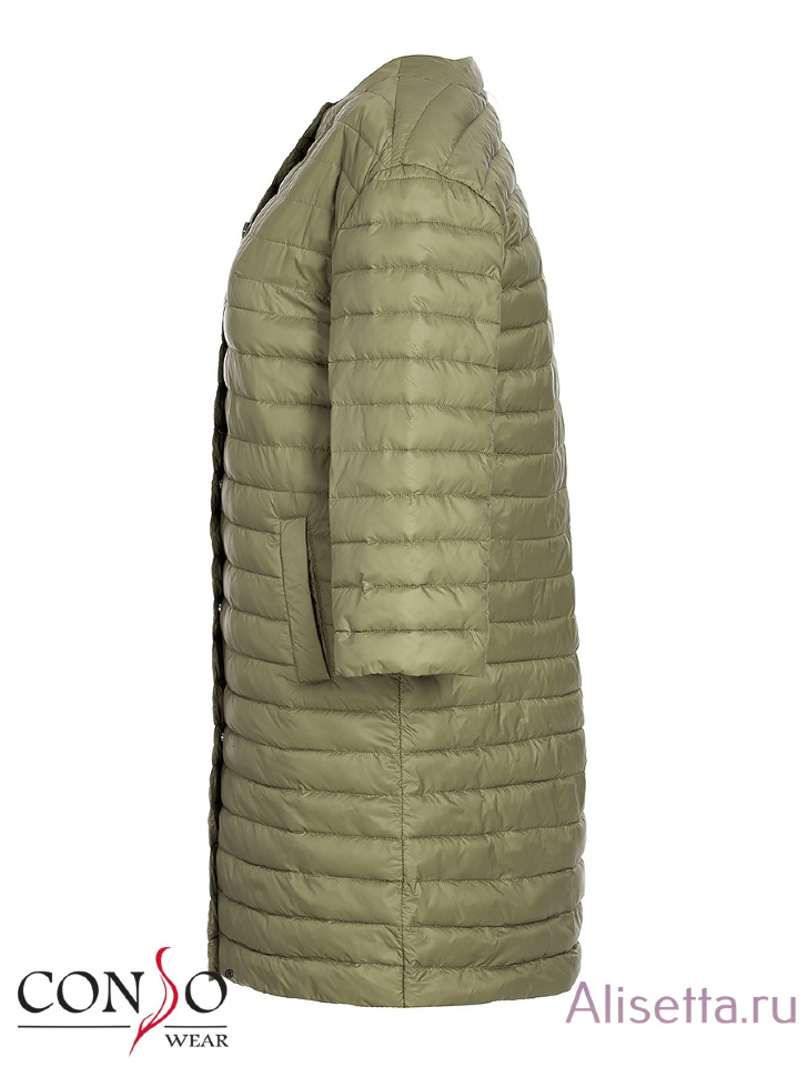 Пальто женское CONSO SS170131 - khaki - хаки