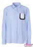 Рубашка NAUMI 7705 - White-blue 