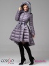 Эффектное пальто Conso WMF 180510 - amethyst – сиреневый средней длины. Модель приталенного кроя, подчеркнутого поясом. Фото 4