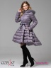 Эффектное пальто Conso WMF 180510 - amethyst – сиреневый средней длины. Модель приталенного кроя, подчеркнутого поясом. Фото 3