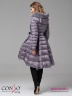 Эффектное пальто Conso WMF 180510 - amethyst – сиреневый средней длины. Модель приталенного кроя, подчеркнутого поясом. Фото 5