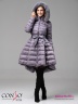 Эффектное пальто Conso WMF 180510 - amethyst – сиреневый средней длины. Модель приталенного кроя, подчеркнутого поясом. Фото 2