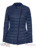 Модная куртка-косуха CONSO SS170107 - navy - тёмно-синий приталенного силуэта – для создания романтичного весеннего образа. Изделие с длинными рукавами застегивается на ассиметричную молнию с двойным фирменным замком. Фото 4