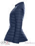 Модная куртка-косуха CONSO SS170107 - navy - тёмно-синий приталенного силуэта – для создания романтичного весеннего образа. Изделие с длинными рукавами застегивается на ассиметричную молнию с двойным фирменным замком. Фото 5