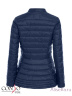 Модная куртка-косуха CONSO SS170107 - navy - тёмно-синий приталенного силуэта – для создания романтичного весеннего образа. Изделие с длинными рукавами застегивается на ассиметричную молнию с двойным фирменным замком. Фото 6