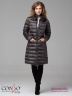 Элегантное пальто Conso WMF 180504 - charcoal – антрацит приталенного силуэта длиной выше колена. Фото 1