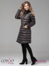 Элегантное пальто Conso WMF 180504 - charcoal – антрацит приталенного силуэта длиной выше колена. Фото 3