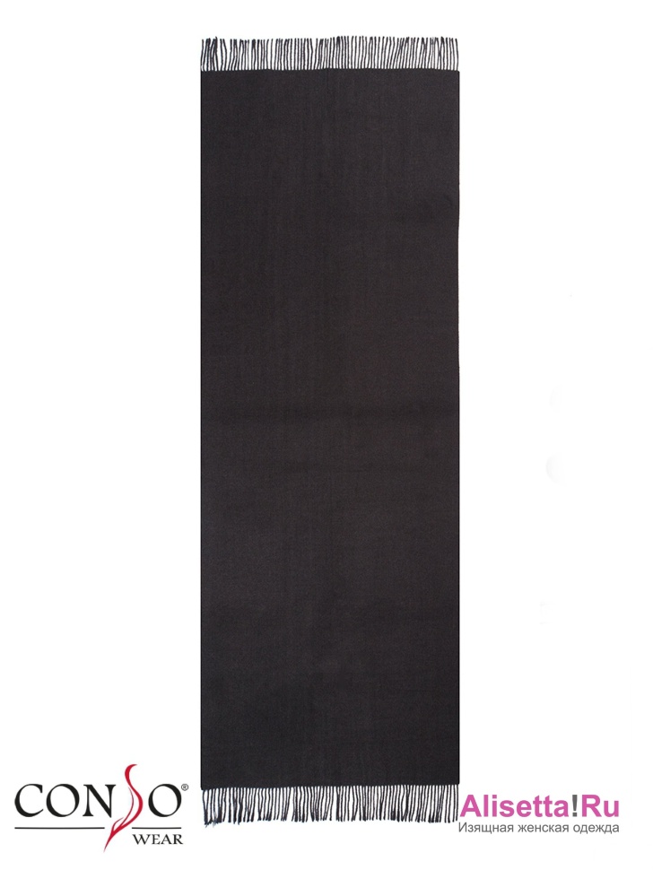 Шарф женский Conso KS180306 - dark grey – темно-серый