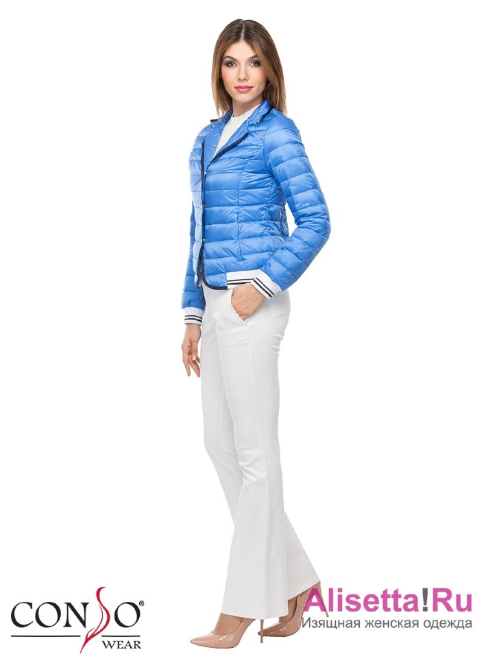 Куртка женская Conso SS180118 - azzurro – небесно голубой