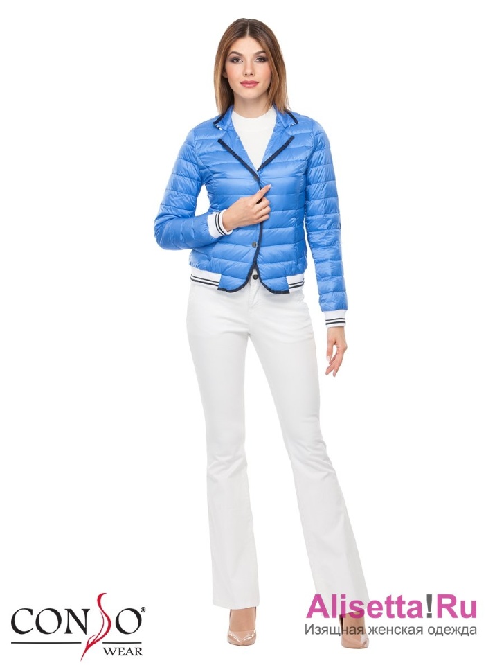 Куртка женская Conso SS180118 - azzurro – небесно голубой