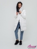 Пуховик теплая женская куртка ALBANA 112 WHITE - Белый Зима 2022