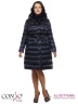 Эффектное женское пальто Conso WMF170543 - navy – темно-синий​ кроя oversize. Модель прямого силуэта длиной ниже колена застегивается на кнопки с декоративными обтяжными пуговицами. Фото 1