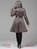 Эффектное пальто Conso WM 180511 - blush – какао приталенного силуэта с расклешенной юбкой длиной выше колена. Фото 6