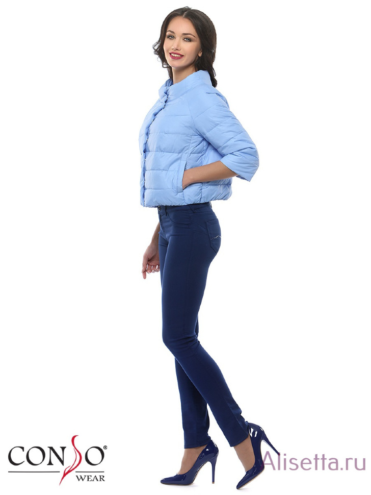 Куртка женская CONSO SS170108 - blue melange - синий меланж
