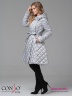 Эффектное пальто Conso WM 180511 - light silver – серебристый приталенного силуэта с расклешенной юбкой длиной выше колена. Фото 5