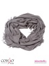 Стильный однотонный уютный шарф Conso KS180306 - light grey – светло-серый. Модель изготовлена из мягкого, приятного к телу трикотажа, который отлично согревает. Фото 3