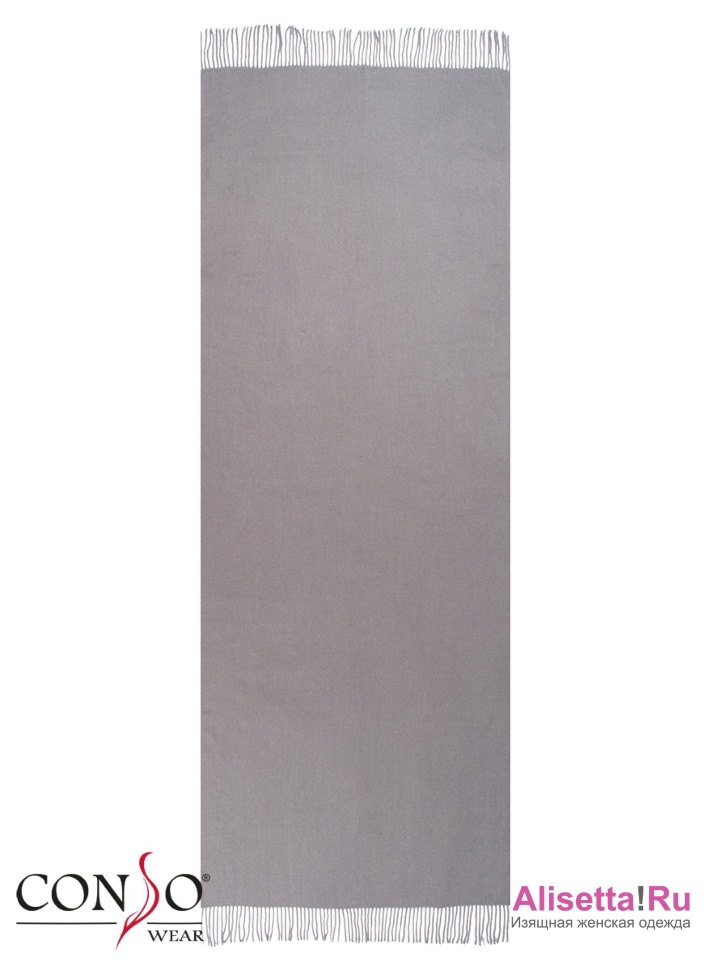 Шарф женский Conso KS180306 - light grey – светло-серый