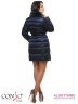Женское пальто свободного кроя Conso WLF170542 - navy – темно-синий​. Модель прямого силуэта классической длины застегивается на металлическую молнию и имеет дополнительный клапан на потайных кнопках. Фото 3