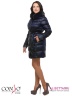 Женское пальто свободного кроя Conso WLF170542 - navy – темно-синий​. Модель прямого силуэта классической длины застегивается на металлическую молнию и имеет дополнительный клапан на потайных кнопках. Фото 2