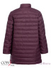 CONSO SG170209 - marsala - марсала​ - куртка для девочек удлиненного типа для прохладной погоды. Модель прямого силуэта с длинными рукавами дополнена воротником-стойкой и прорезными карманами на кнопке. Фото 6