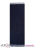 Стильный однотонный уютный шарф Conso KS180306 - oxford – сапфировый. Модель изготовлена из мягкого, приятного к телу трикотажа, который отлично согревает. Фото 4