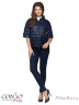 Стильная укороченная куртка Куртка женская CONSO SS170109 - navy/dark navy - синий / тёмно-синий​ – отличное решение для повседневных образов. Свободный силуэт, с рукавами 1/2 и небольшим воротником-стойкой. Фото 1