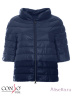 Стильная укороченная куртка Куртка женская CONSO SS170109 - navy/dark navy - синий / тёмно-синий​ – отличное решение для повседневных образов. Свободный силуэт, с рукавами 1/2 и небольшим воротником-стойкой. Фото 3