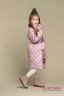 Элегантное и одновременно милое детское пальто PRINCESS NAUMI PN17 274 01 LILAC - лиловый подарит много тепла вашему малышу. Фото 2