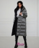 Одежда пуховики женские пальто дутики ALBANA 126 DARK GREY - Темно-серый