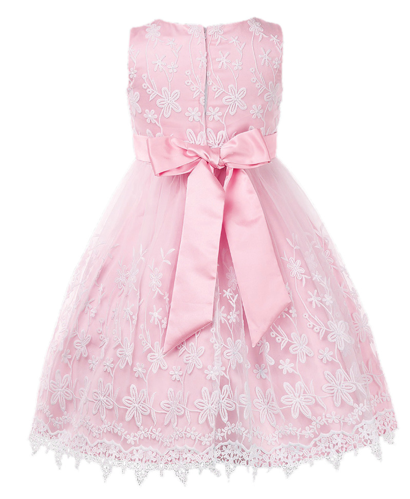 Нарядное платье Полин от Perlitta PSA031501 - розовое