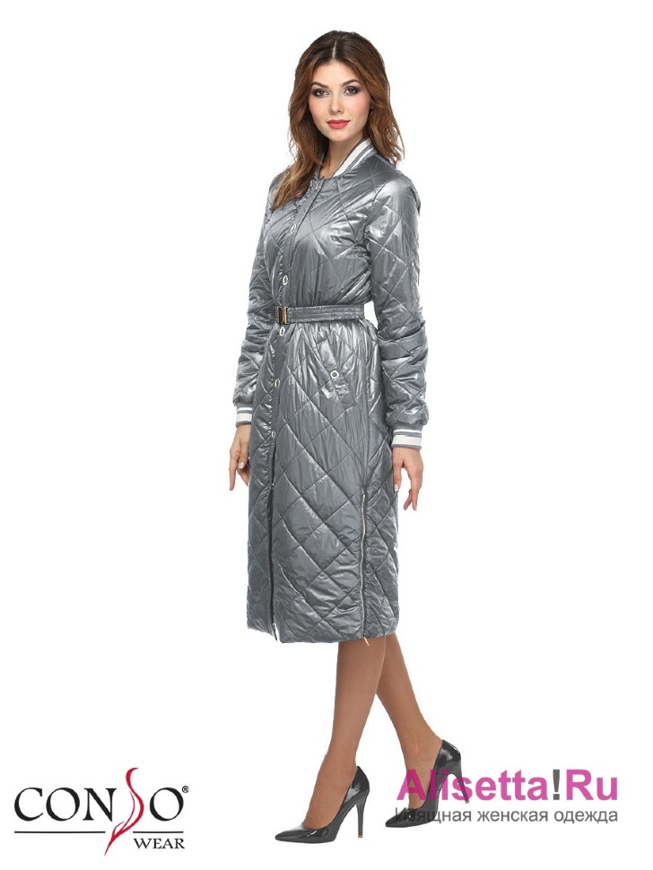 Куртка женская Conso SL180116 - metal grey – темно-серый металлик