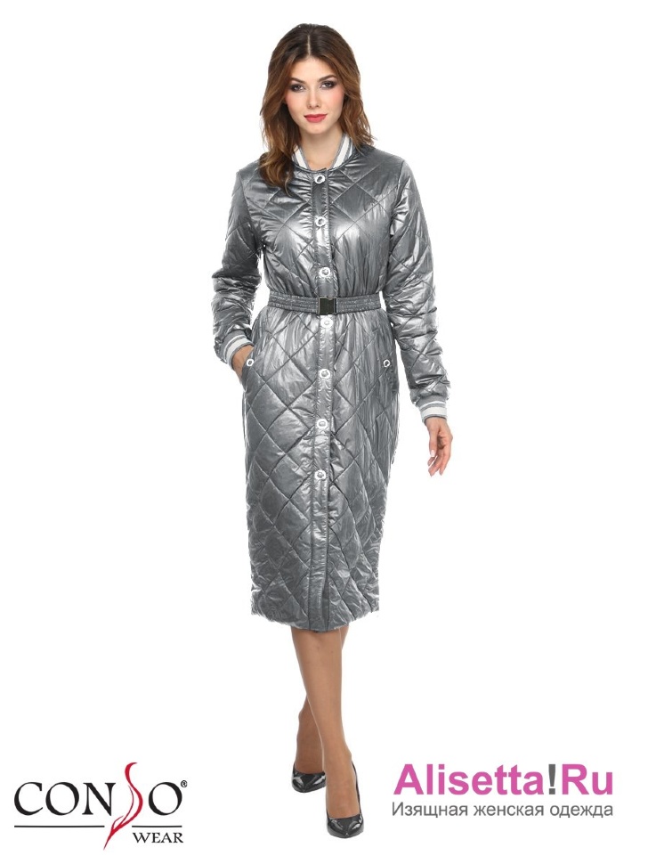 Куртка женская Conso SL180116 - metal grey – темно-серый металлик